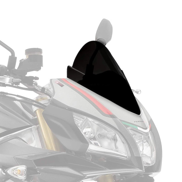 Puig Puig racing screen | black (opaque) | aprilia tuono 125 2017>current